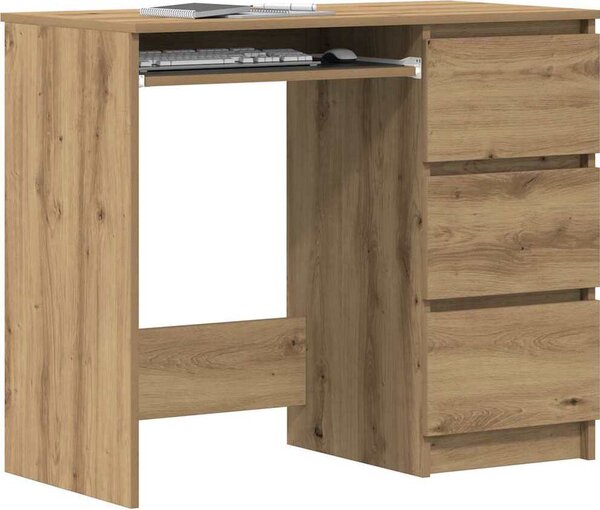 Maison Exclusive - písací stôl Artisan z dubového dreva 90x45x76 cm drevený materiál