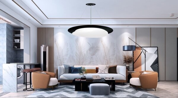 Top Light - LED Stmievateľný luster na lanku STONE LED/51W/230V 3000-6500K + DO
