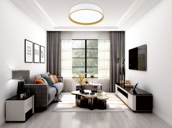 Top Light - LED Stmievateľné stropné svietidlo DEKOR LED/51W/230V + DO biela/béžová