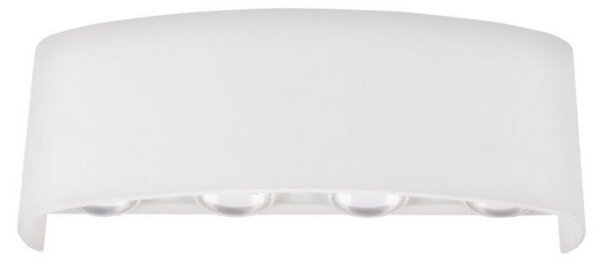 Top Light - LED Vonkajšie nástenné svietidlo LED/8W/230V IP44 4000K biela