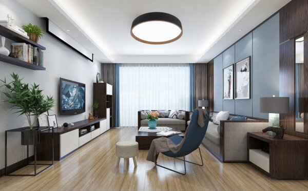 Top Light - LED Stmievateľné stropné svietidlo LED/51W/230V + DO čierna/hnedá