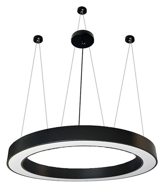 LED Luster na lanku LED/60W/230V 4000K pr. 120 cm čierna