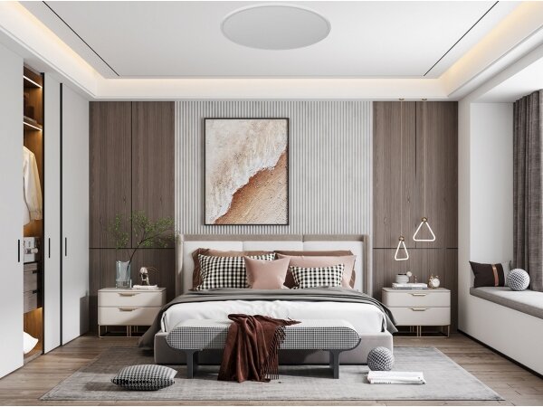 Top Light - LED Stmievateľné stropné svietidlo REVIT LED/70W/230V pr. 75 cm biela