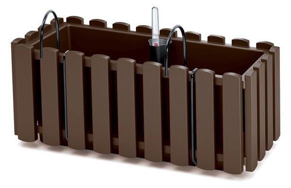 Prosperplast Závesný kvetináč BOARDEE FENCYCASE W hnedý, variant 58 cm