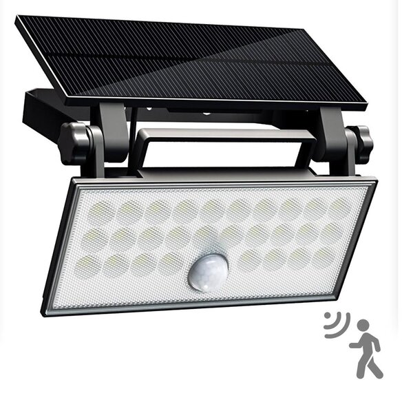 Top Light - LED Solárny nástenný reflektor HELEON PRO LED/8W/3,7V IP65 4000K