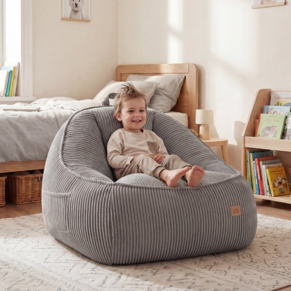 Sedací vak COMFY 4.0 sivý