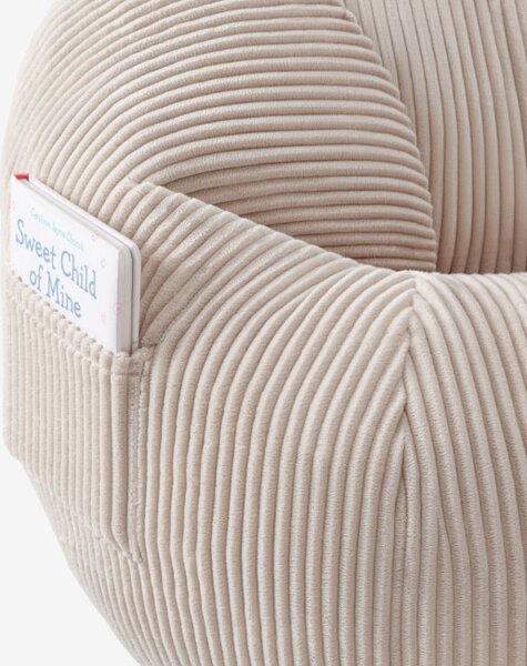 Sedací vak s podnožkou COMFY 3.0 béžový