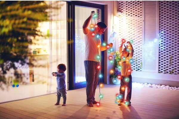 Retlux - LED vonkajší svetelný reťaz 40xLED/15m IP44 viacfarebný