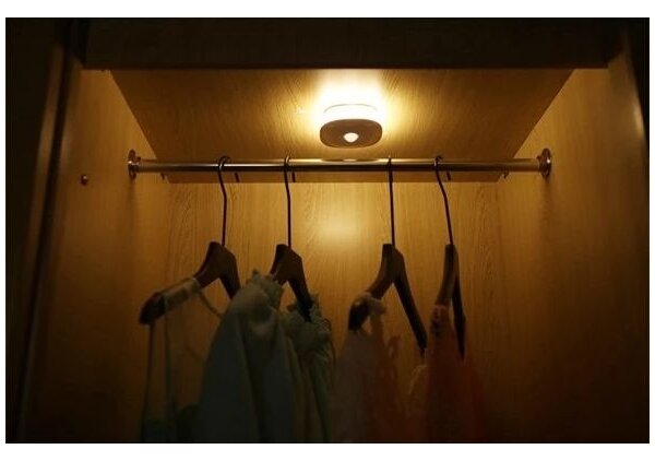 Retlux - LED Orientačné svietidlo so senzorom LED/0,45W/3xAAA 3000K biela