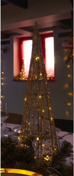 Retlux - LED Vianočná dekorácia LED/2xAA 40 cm kužeľ