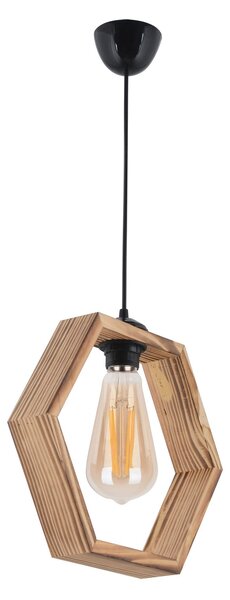 Opviq Závesný luster Hexagon hnedý