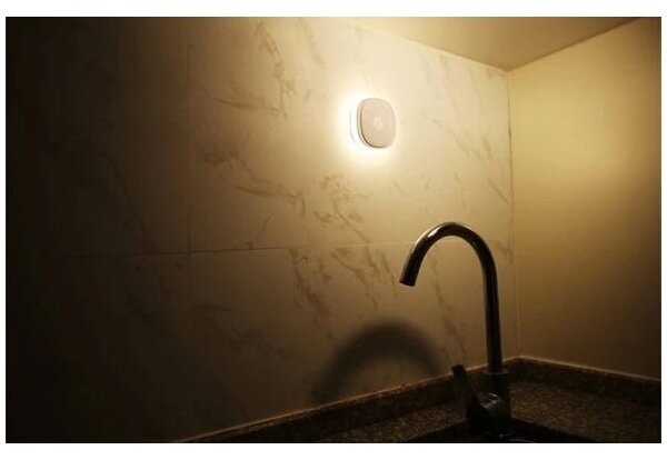 Retlux - LED Orientačné svietidlo so senzorom LED/0,45W/3xAAA 3000K biela