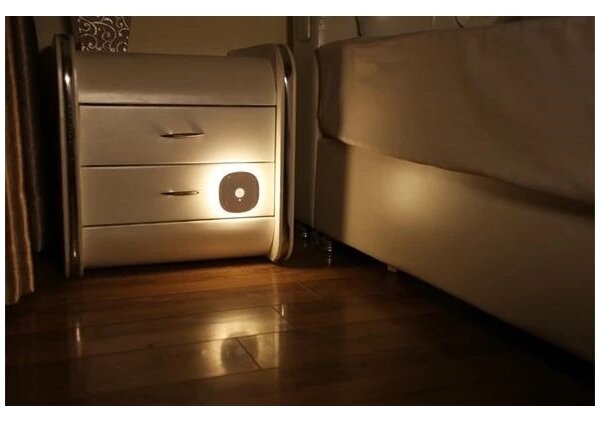 Retlux - LED Orientačné svietidlo so senzorom LED/0,45W/3xAAA 3000K biela