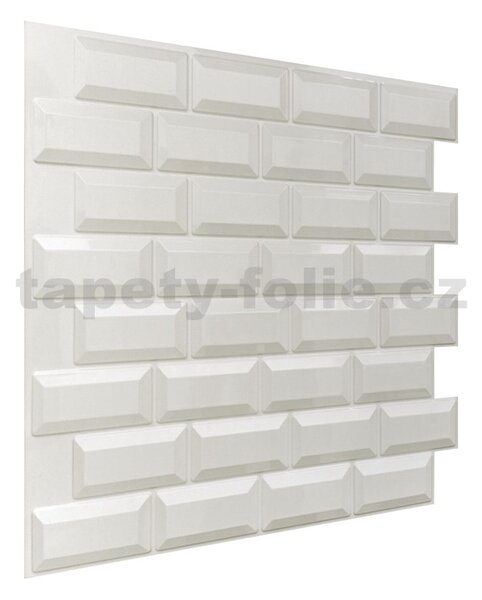 Obkladové panely 3D PVC 11026, rozmer 595 x 560 mm, METRO 3D, IMPOL TRADE
