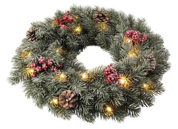 Retlux - LED Vianočný veniec LED/2xAA pr. 40 cm