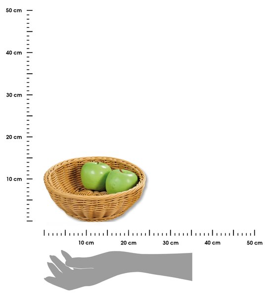 Košík na pečivo Met, 24x8,5 cm