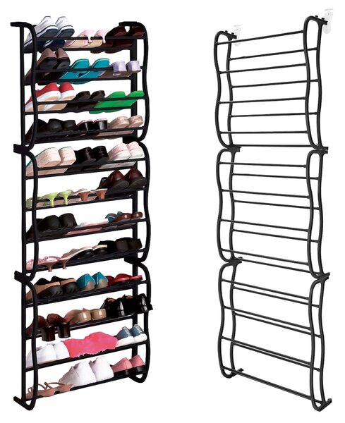 MODERNHOME Závesný organizér na topánky DRABI čierny