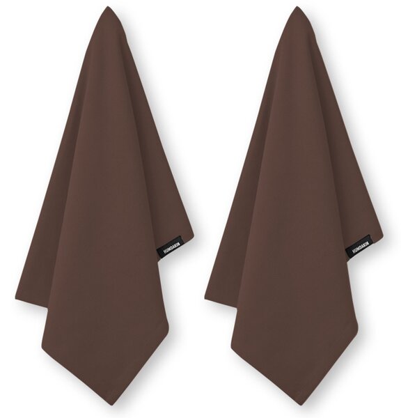 Utierka z organickej bavlny Bison Brown – set 2 ks