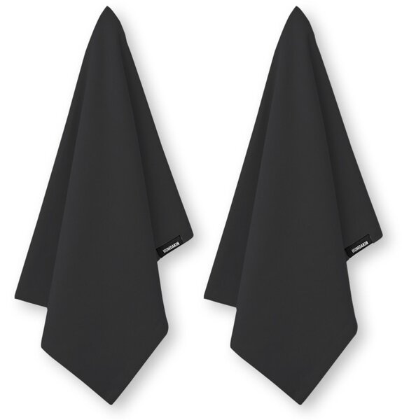 Utierka z organickej bavlny Asphalt – set 2 ks