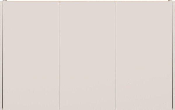 Krémová skrinka v dekore duba 138x87x25 cm Libbiano – Germania