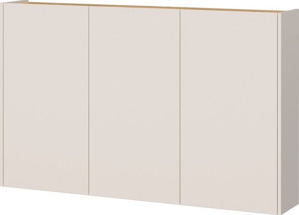 Krémová skrinka v dekore duba 138x87x25 cm Libbiano – Germania