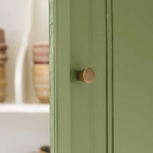 Keramická úchytka Olive Green Ø 2,5 cm