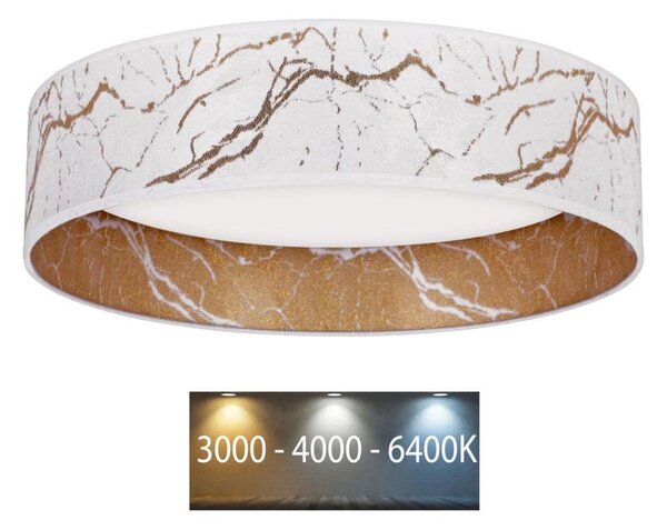 Brilagi - LED Stropné svietidlo VELVET LED/24W/230V 3000/4000/6400K biela/zlatá