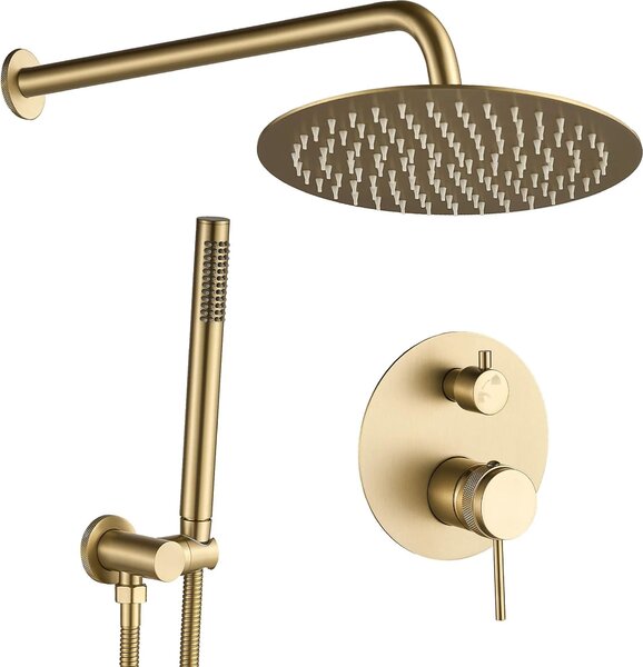 Sprchový Set REA Lungo Grip Brush Gold + Box