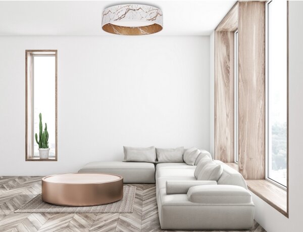 Brilagi - LED Stropné svietidlo VELVET LED/24W/230V 3000/4000/6400K biela/zlatá