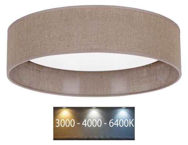 Brilagi - LED Stropné svietidlo VELVET LED/24W/230V 3000/4000/6400K hnedá