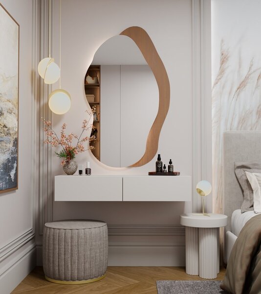 TP Living Závesný toaletný stolík MIKA 110 cm kašmírový