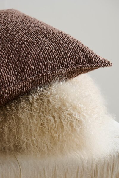Obal na vankúš Tone-in-Tone Brown Stripes 35 × 80 cm
