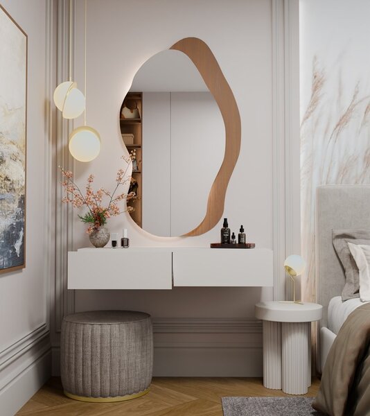 TP Living Závesný toaletný stolík MIKA 110 cm kašmírový