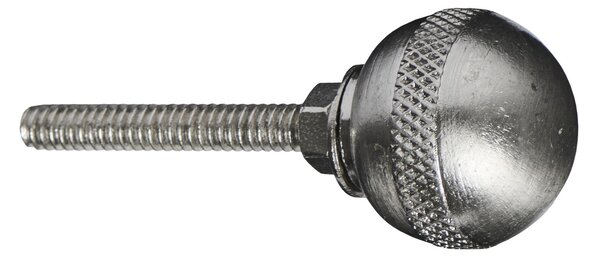 Kovová úchytka Antique / knurled pattern Ø 2 cm