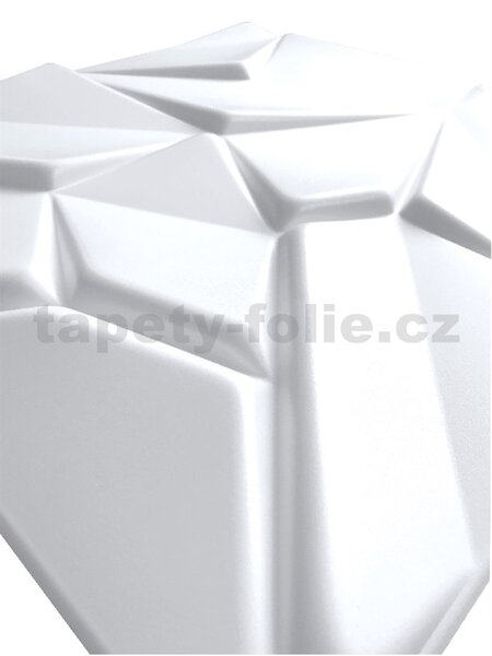 Stropné panely 3D XPS 0028, rozmer 50 cm x 50 cm, MERKUR biely, IMPOL TRADE