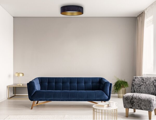 Brilagi - LED Stropné svietidlo VELVET STAR LED/24W/230V pr. 40 cm modrá/zlatá