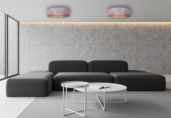 Brilagi - LED Stropné svietidlo VELVET STAR LED/24W/230V pr. 40 cm šedá/zlatá