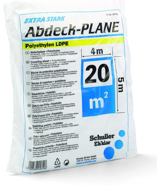 Schuller Eh'klar extra silná plachta hrúbka 0,05 mm rozmer 4 x 5 m