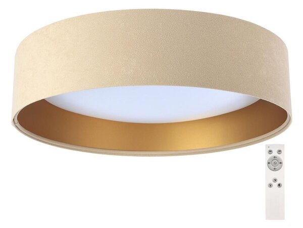 LED Stmievateľné stropné svietidlo SMART GALAXY LED/24W/230V béžová/zlatá + DO
