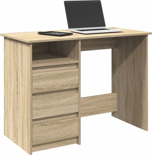Maison Exclusive - písací stôl Sonoma dub 102x50x75 cm drevený materiál