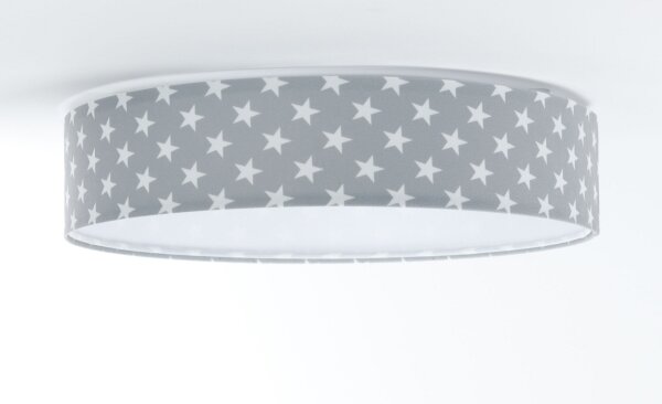 LED Stmievateľné svietidlo GALAXY KIDS LED/24W/230V hviezdičky šedá/biela + DO