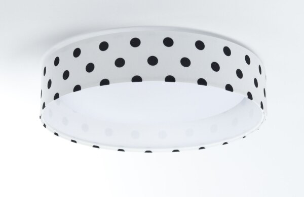 LED Stropné svietidlo GALAXY KIDS LED/24W/230V bodky biela/čierna