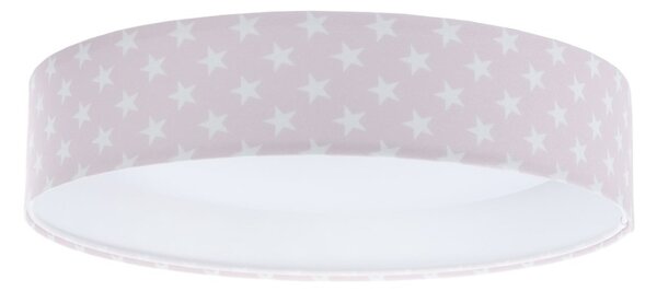 LED Stmievateľné svietidlo GALAXY KIDS LED/24W/230V hviezdičky ružová/biela + DO
