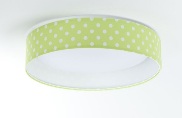 LED Stropné svietidlo GALAXY KIDS LED/24W/230V bodky zelená/biela