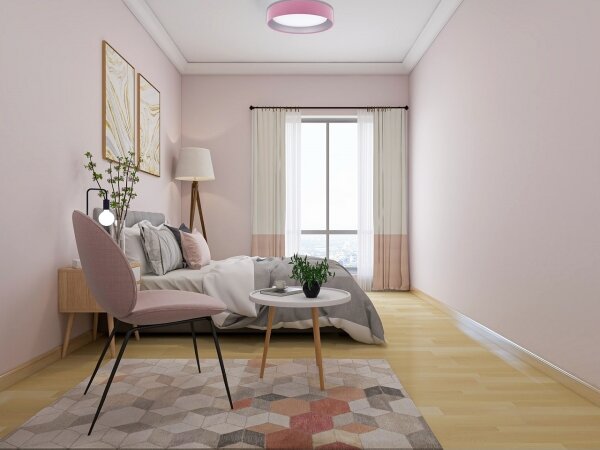 LED Stmievateľné stropné svietidlo SMART GALAXY LED/24W/230V ružová/strieborná + DO