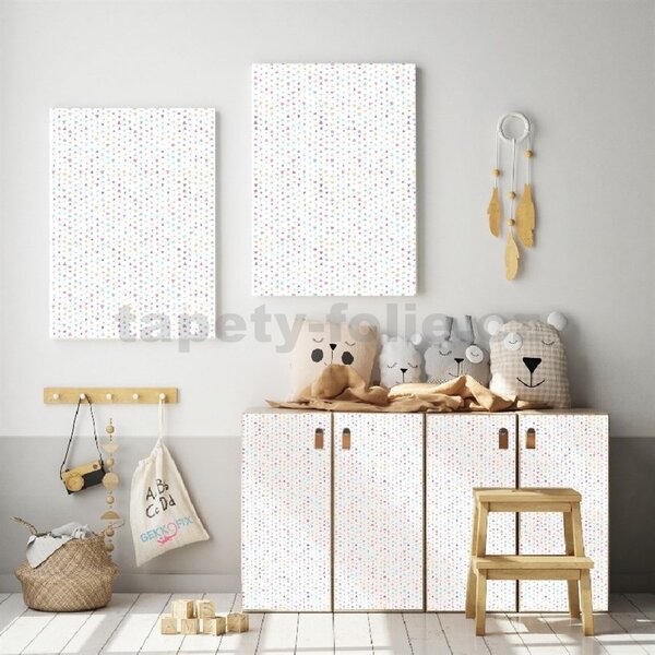 Samolepiace tapety CONFETTI 45 cm x 2 m GEKKOFIX 14050 Samolepiace tapety