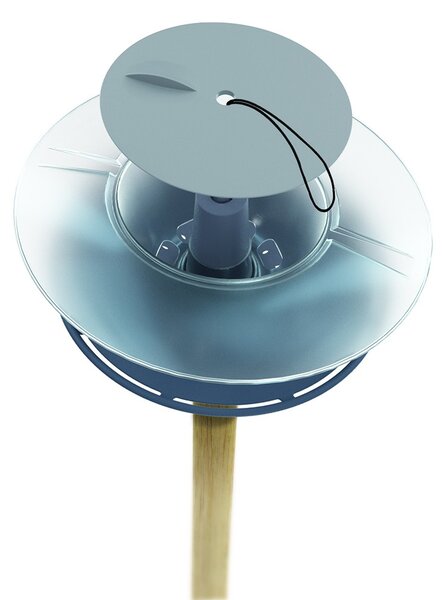 Prosperplast Kŕmidlo pre vtáčiky Birdie 29,4 cm sivý kameň