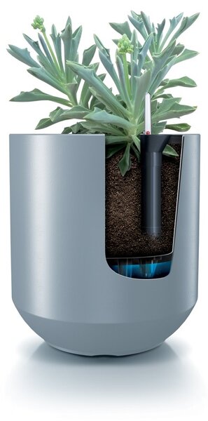 Prosperplast Kvetináč s vložkou HERO II antracit 39cm