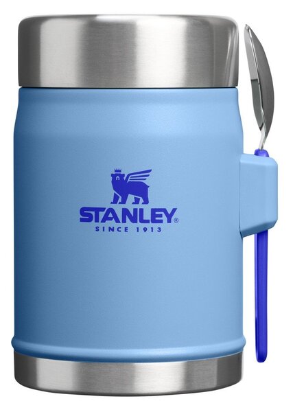 Modrá termoska na jedlo z nehrdzavejúcej ocele 400 ml Legendary Food Jar + Spork Blue Sky – Stanley