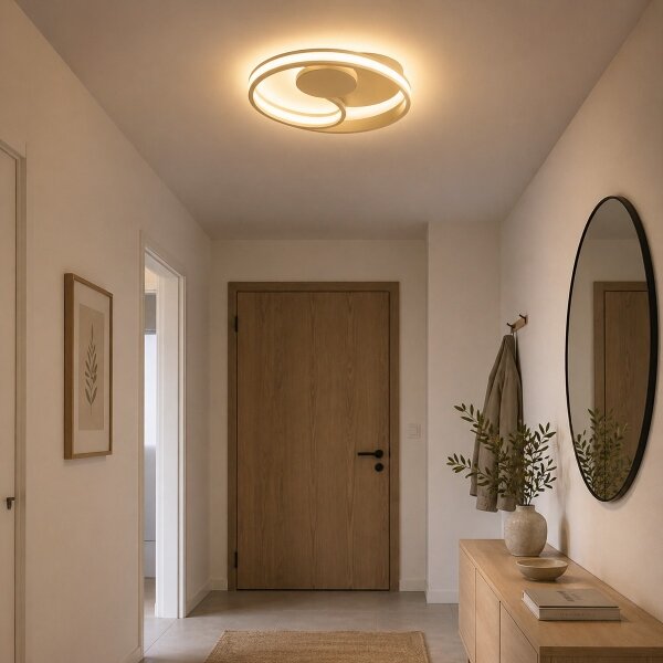 Brilliant - LED stropné svietidlo REVOLA LED/33W/230V pr. 40 cm béžové